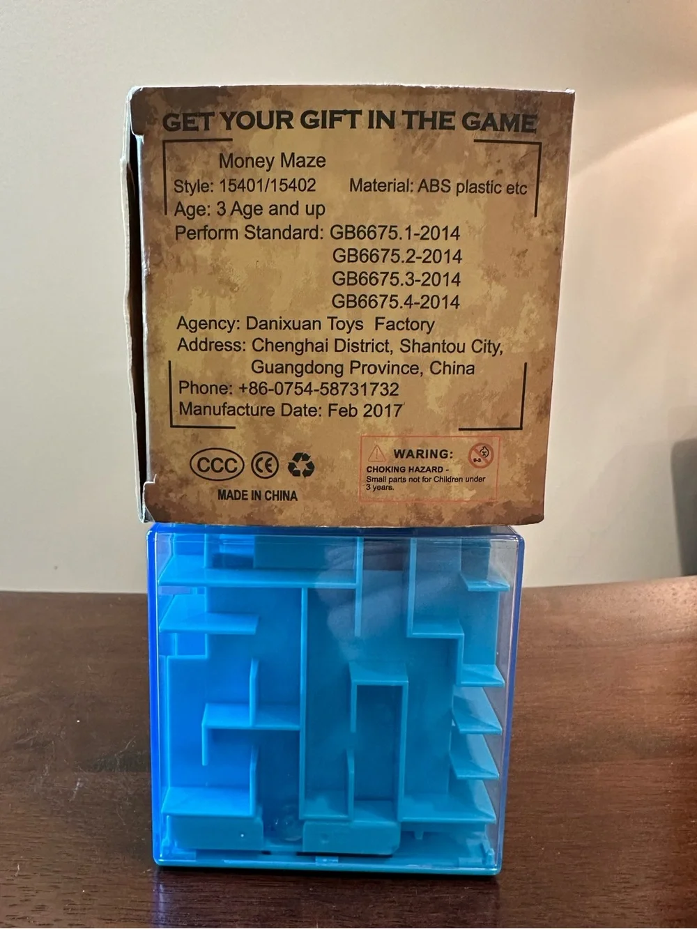 Maze bank • solve the puzzle to get your saved money out • kids • gift